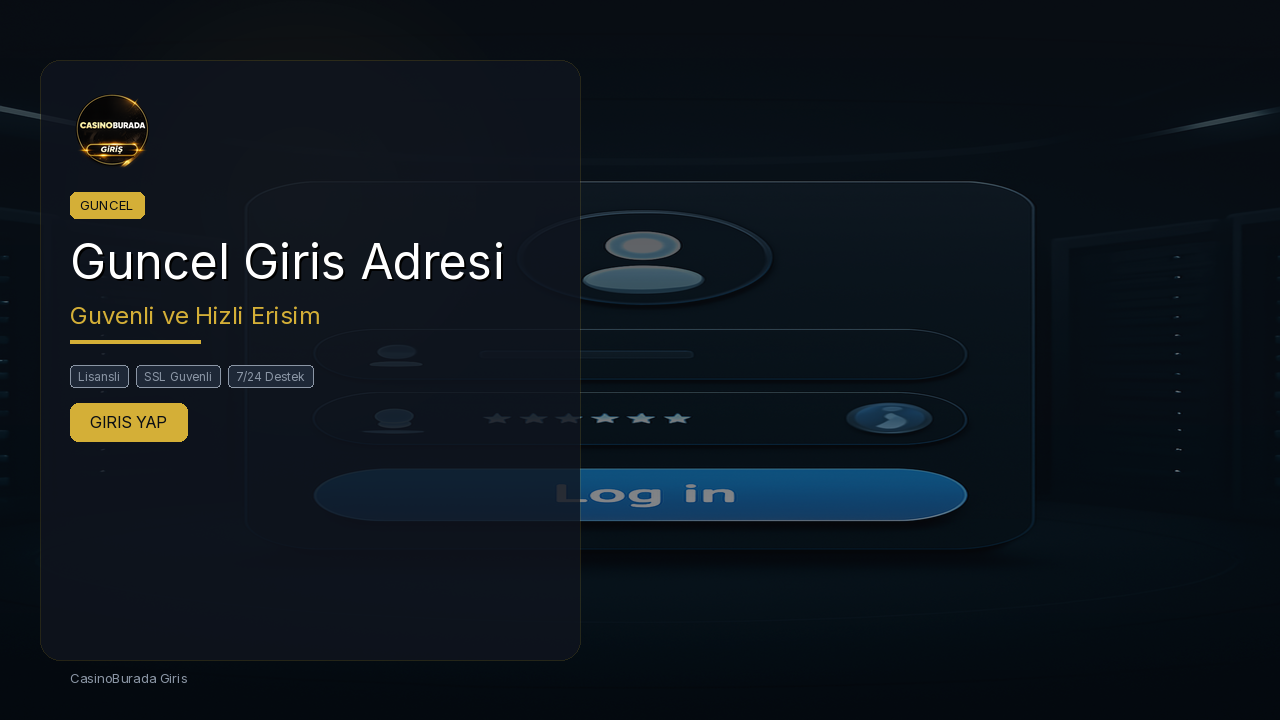 CasinoBurada Giris Guncel Giris Adresi - 2026 En Yeni Guvenli Link