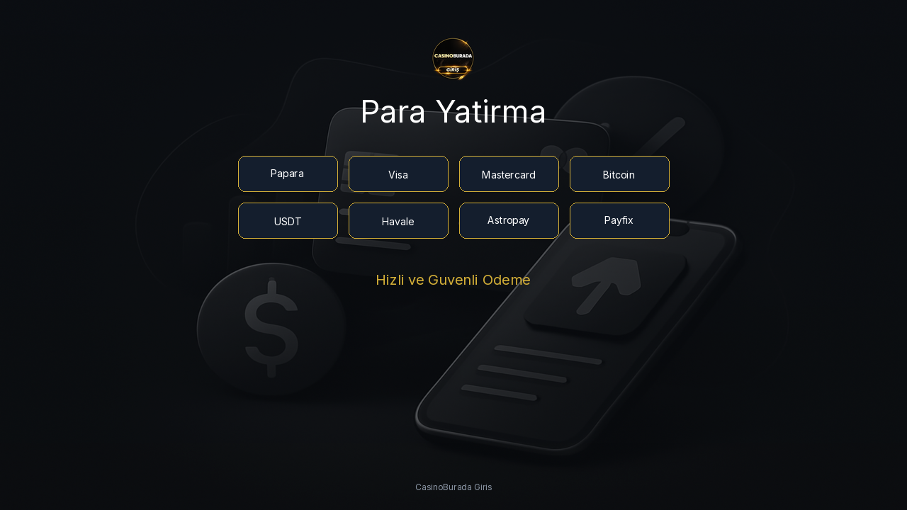 CasinoBurada Giris Para Yatirma - Hizli ve Guvenli Odeme Rehberi