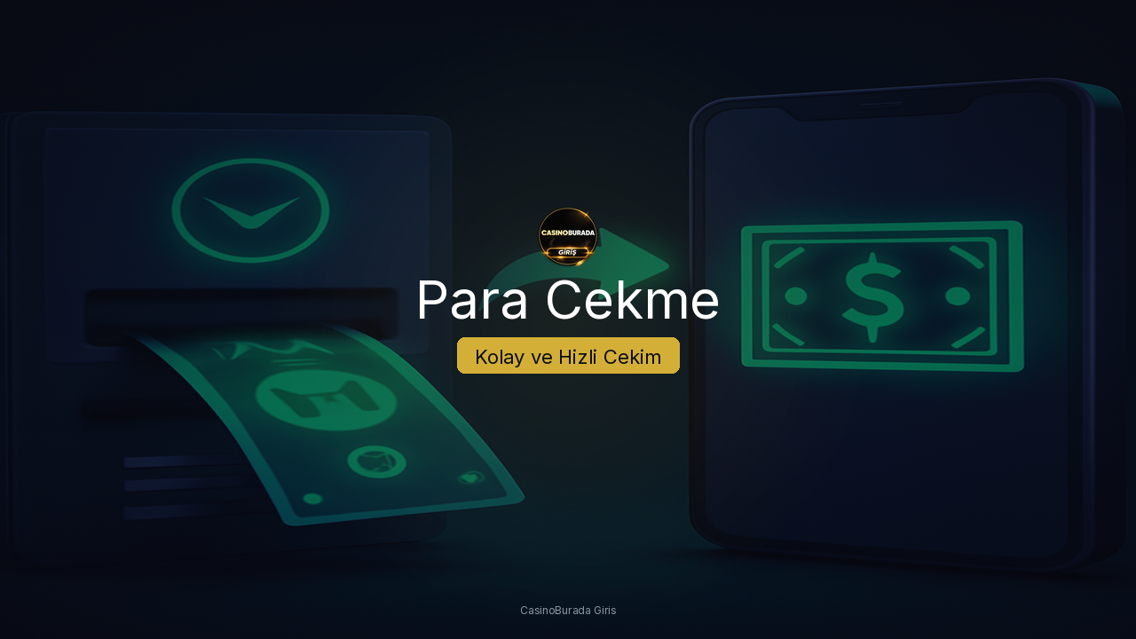 CasinoBurada Giris Para Cekme - Kazancinizi Hizla ve Guvenle Cekin